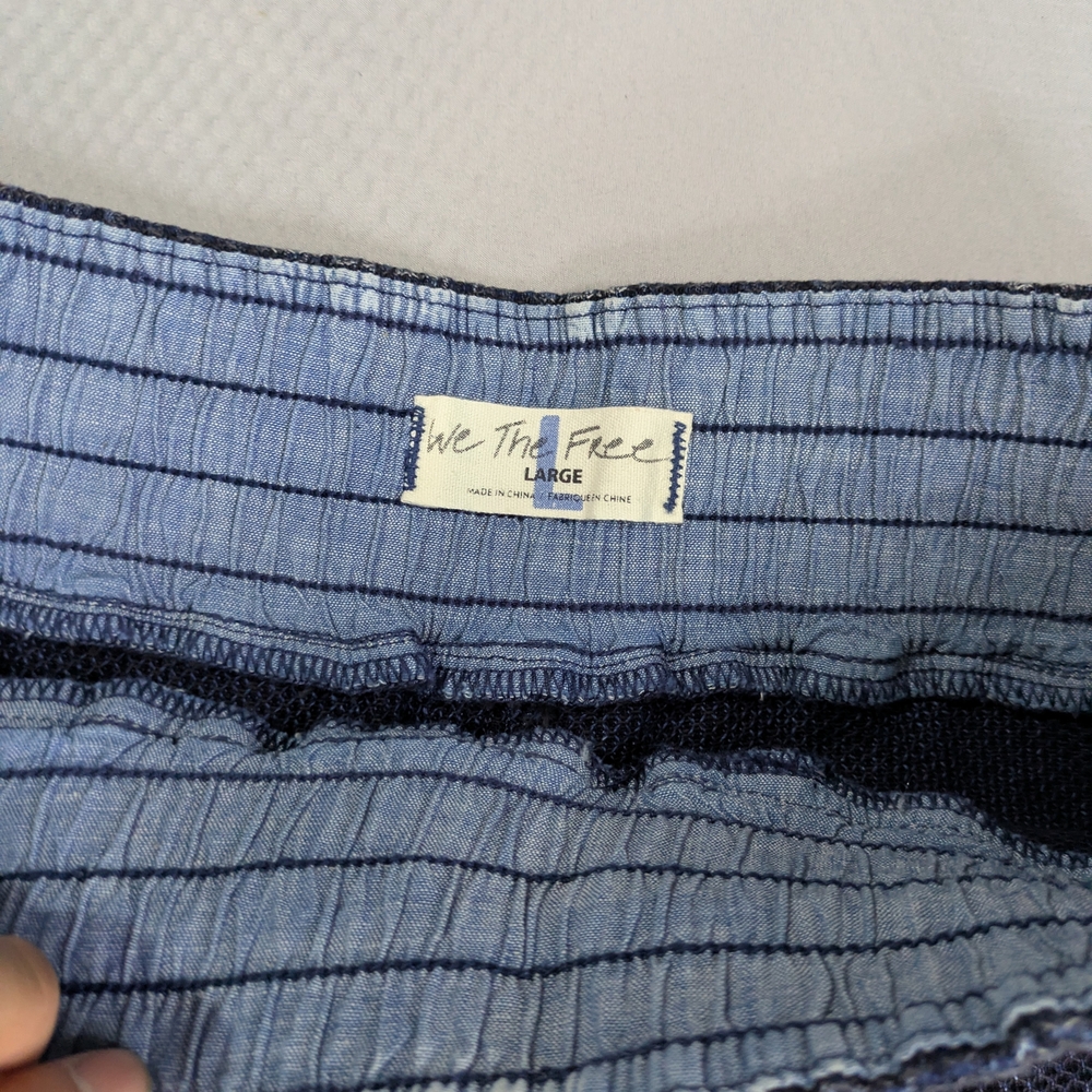 Free People Arcadia Honeycomb Harem Jeans Size Large New - Picture 3 of 10